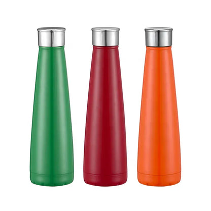 WBS0030 Stainless Steel Cola Shape Vacuum Insulated Bottle for Sports - 500ml
