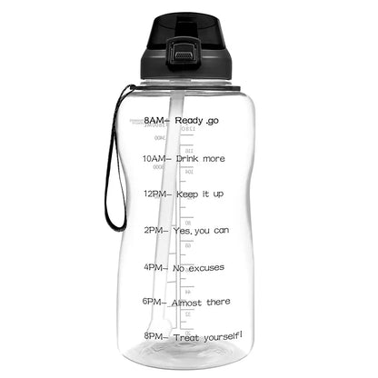Large Capacity Tritan Motivational Plastic Water Bottle, 2L - WBP0007