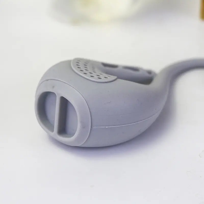 2 paks Swans Love Birds Shape Set of 2 Tea Infuser Loose Leaf Strainer Herbal & Fruit Tea Filter Diffuser Food Grade Silicone in Gray & Blue