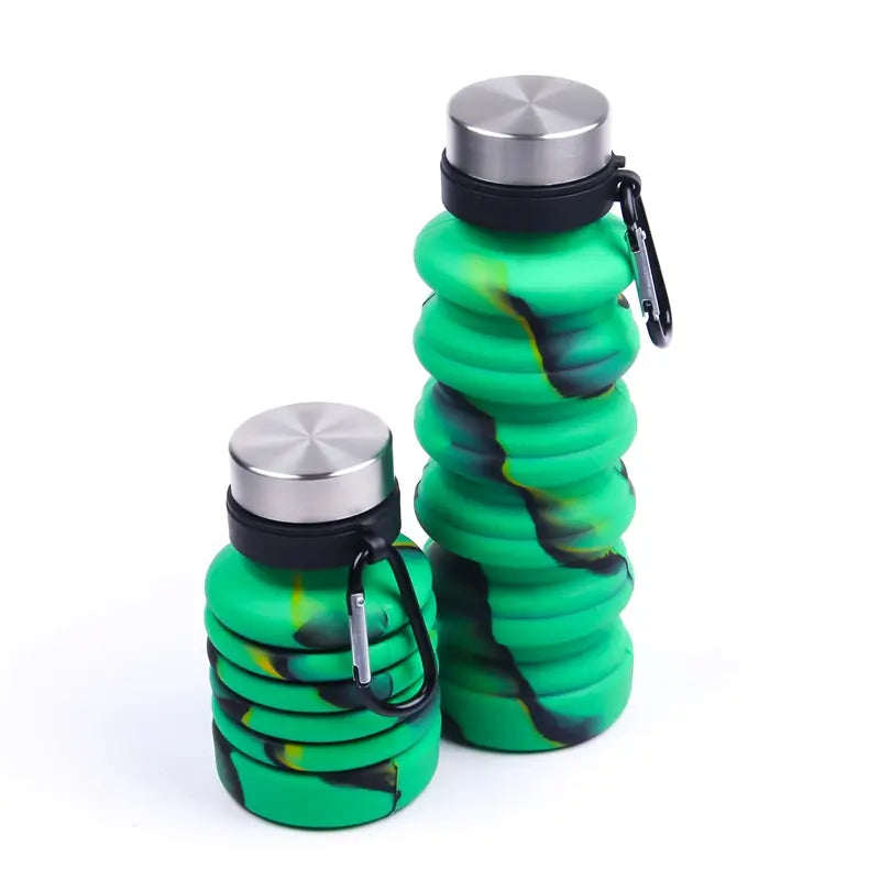 WBI0005 Collapsible Silicone Water Bottle for Sports - 500ml