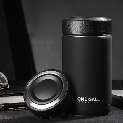 600ml Tea Water Separation Cup Travel Mug Stainless Steel Vacuum Insulated Water Bottle Tea Cups Portable Tea Thermos