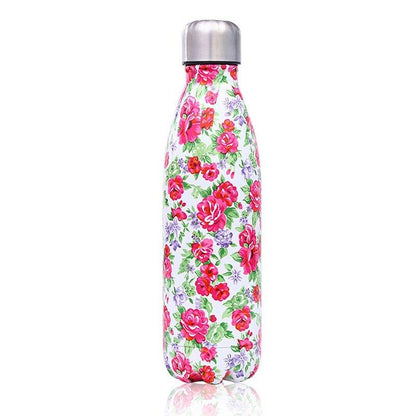 500ml Double-Wall Insulated Vacuum Flask Stainless Steel Water Bottle BPA Free Thermos for Sport Water Bottles