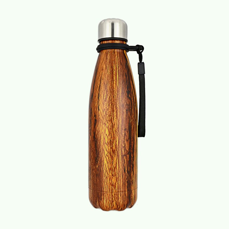 500ml Stainless Steel Double Wall Water Bottle Marble Portable Double Wall PBA Free Vacuum Insualtion Drink Bottle