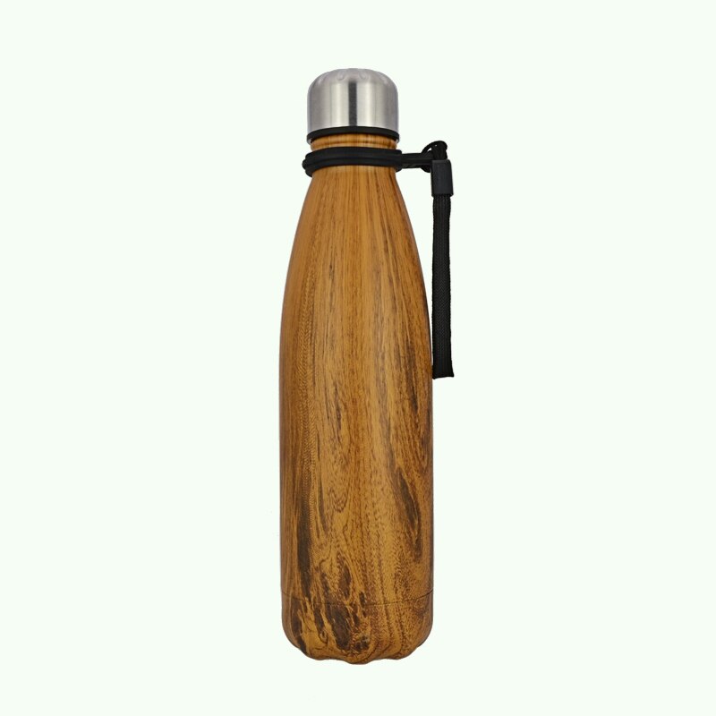 500ml Stainless Steel Double Wall Water Bottle Marble Portable Double Wall PBA Free Vacuum Insualtion Drink Bottle