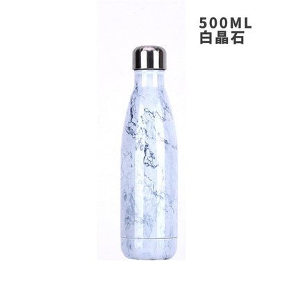 500ml Double-Wall Insulated Vacuum Flask Stainless Steel Water Bottle BPA Free Thermos for Sport Water Bottles