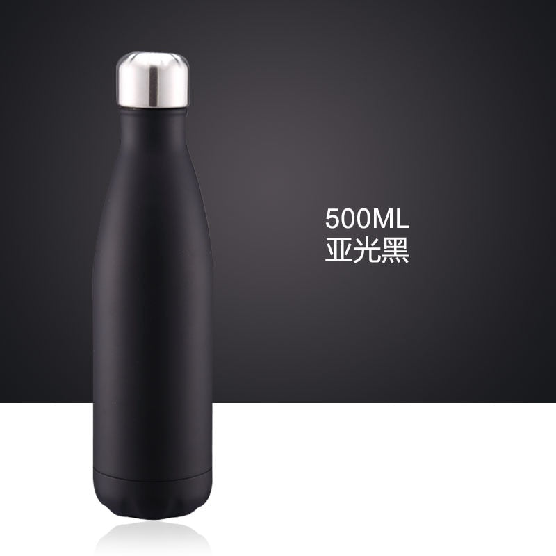 500ml Double-Wall Insulated Vacuum Flask Stainless Steel Water Bottle BPA Free Thermos for Sport Water Bottles