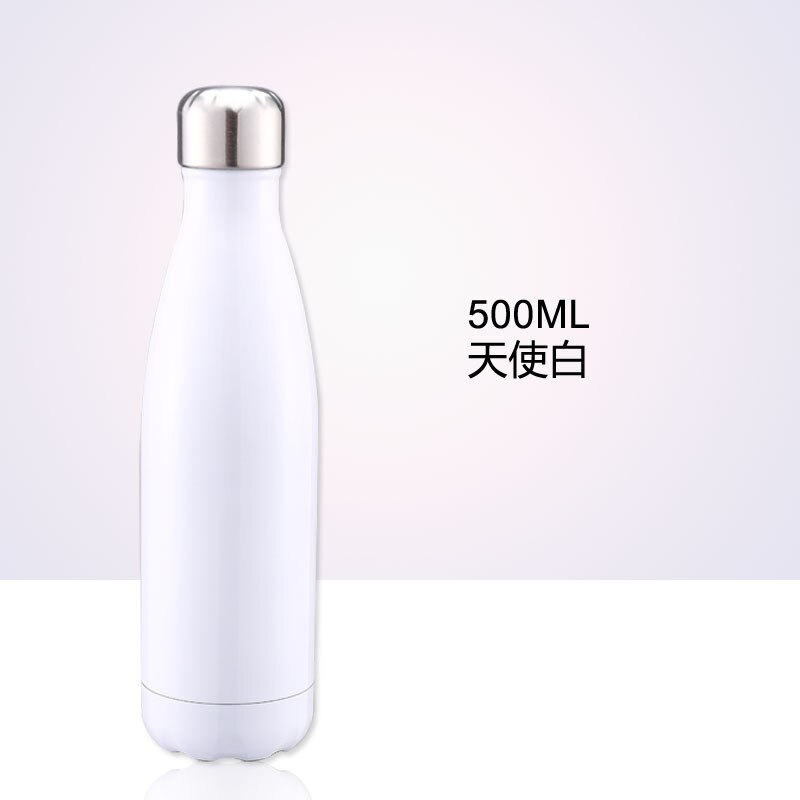 500ml Double-Wall Insulated Vacuum Flask Stainless Steel Water Bottle BPA Free Thermos for Sport Water Bottles