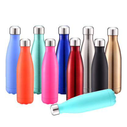 500ml Double-Wall Insulated Vacuum Flask Stainless Steel Water Bottle BPA Free Thermos for Sport Water Bottles