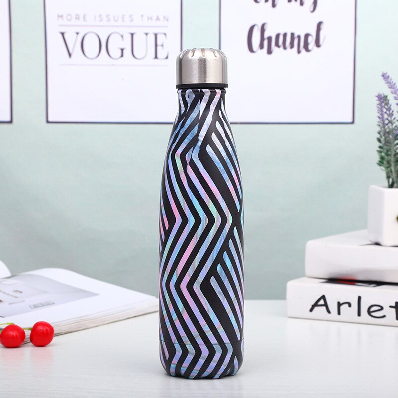 WBS0041 Stainless Steel Cola Shape Bottle - 500ml