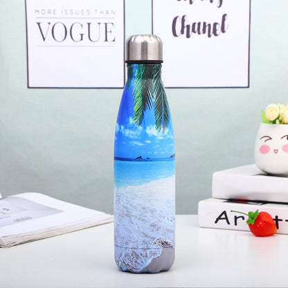 WBS0041 Stainless Steel Cola Shape Bottle - 500ml