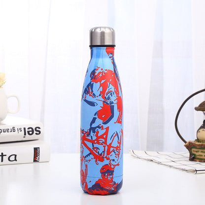 WBS0041 Stainless Steel Cola Shape Bottle - 500ml