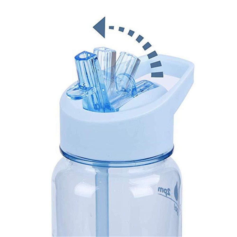 WBP0039 Plastic Water Bottle with Straw - 700ml