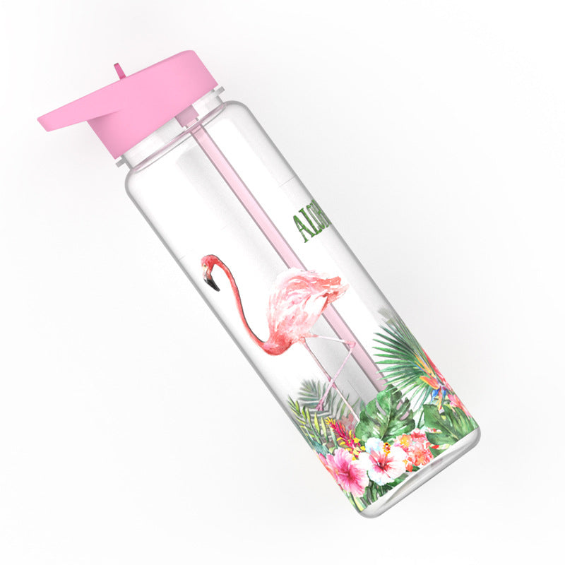 WBP0039 Plastic Water Bottle with Straw - 700ml