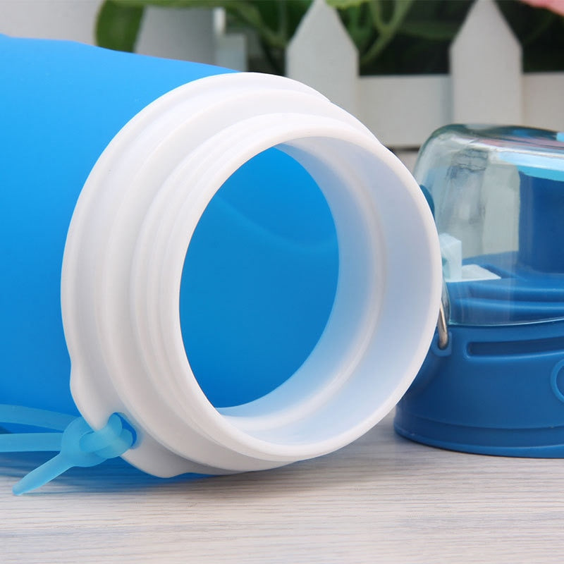 Foldable Silicone Water Bottle with Active Carbon Filter, 750ml - WBI0003