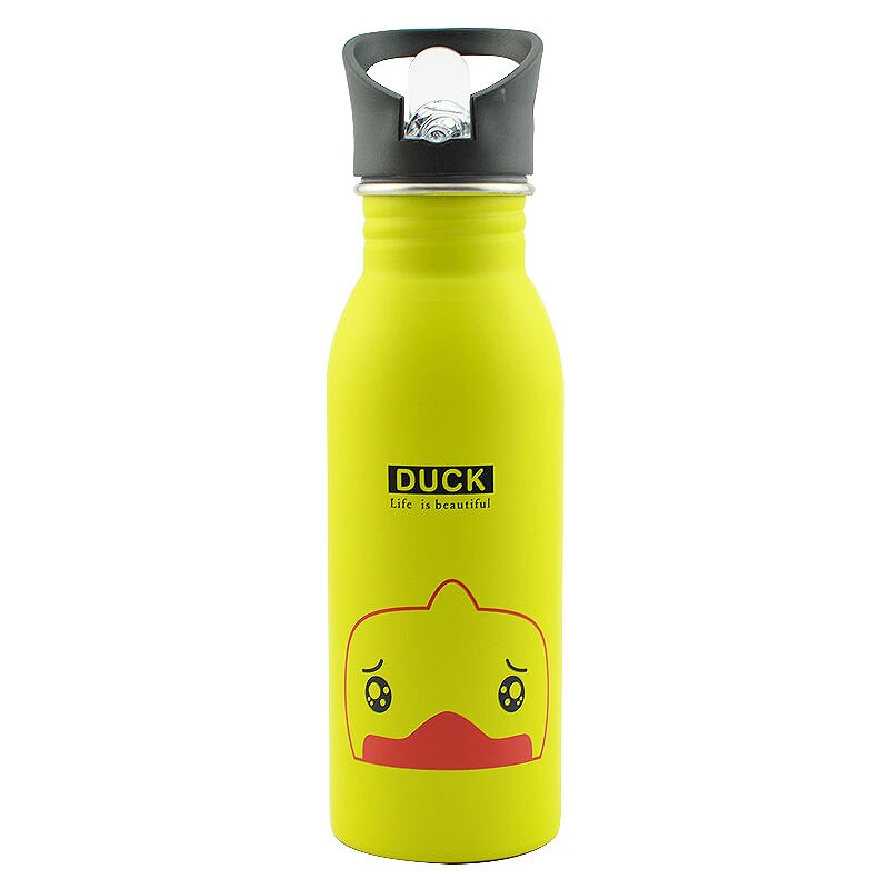 WBS0045 Kids 304 Stainless Steel Sports Water Bottle, Single layer - 500ml