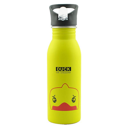 WBS0045 Kids 304 Stainless Steel Sports Water Bottle, Single layer - 500ml