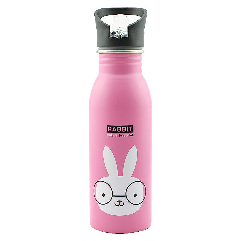 WBS0045 Kids 304 Stainless Steel Sports Water Bottle, Single layer - 500ml