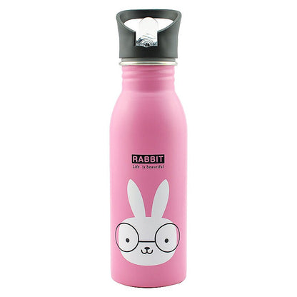 WBS0045 Kids 304 Stainless Steel Sports Water Bottle, Single layer - 500ml