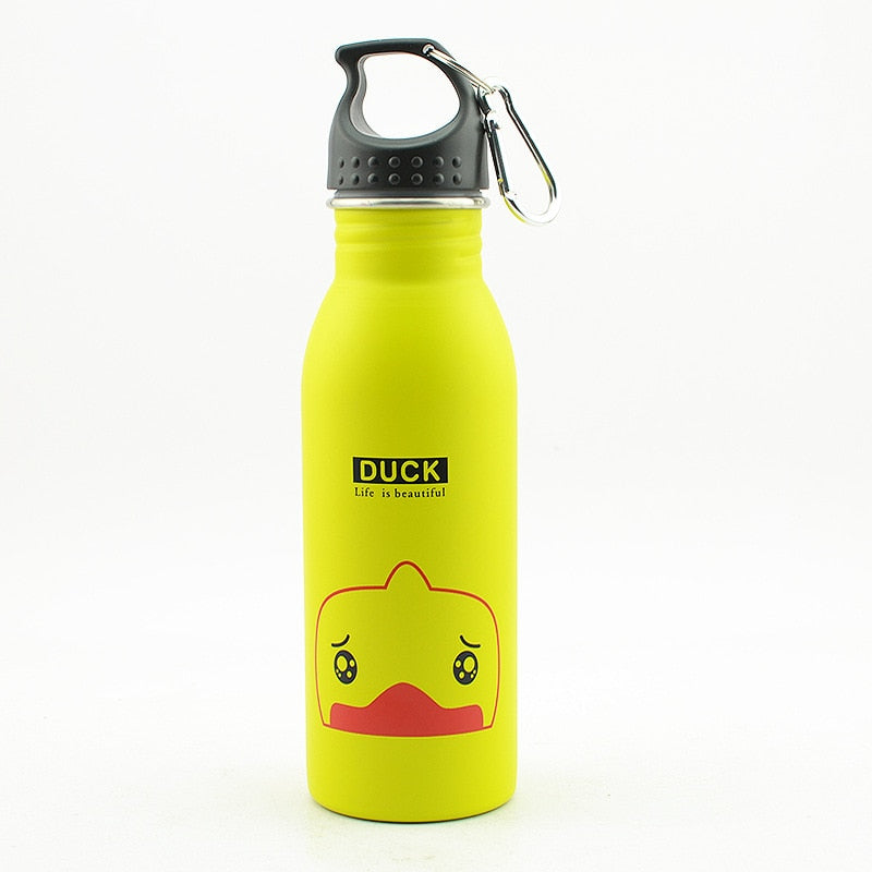 WBS0045 Kids 304 Stainless Steel Sports Water Bottle, Single layer - 500ml
