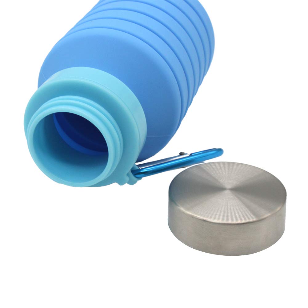 WBI0005 Collapsible Silicone Water Bottle for Sports - 500ml
