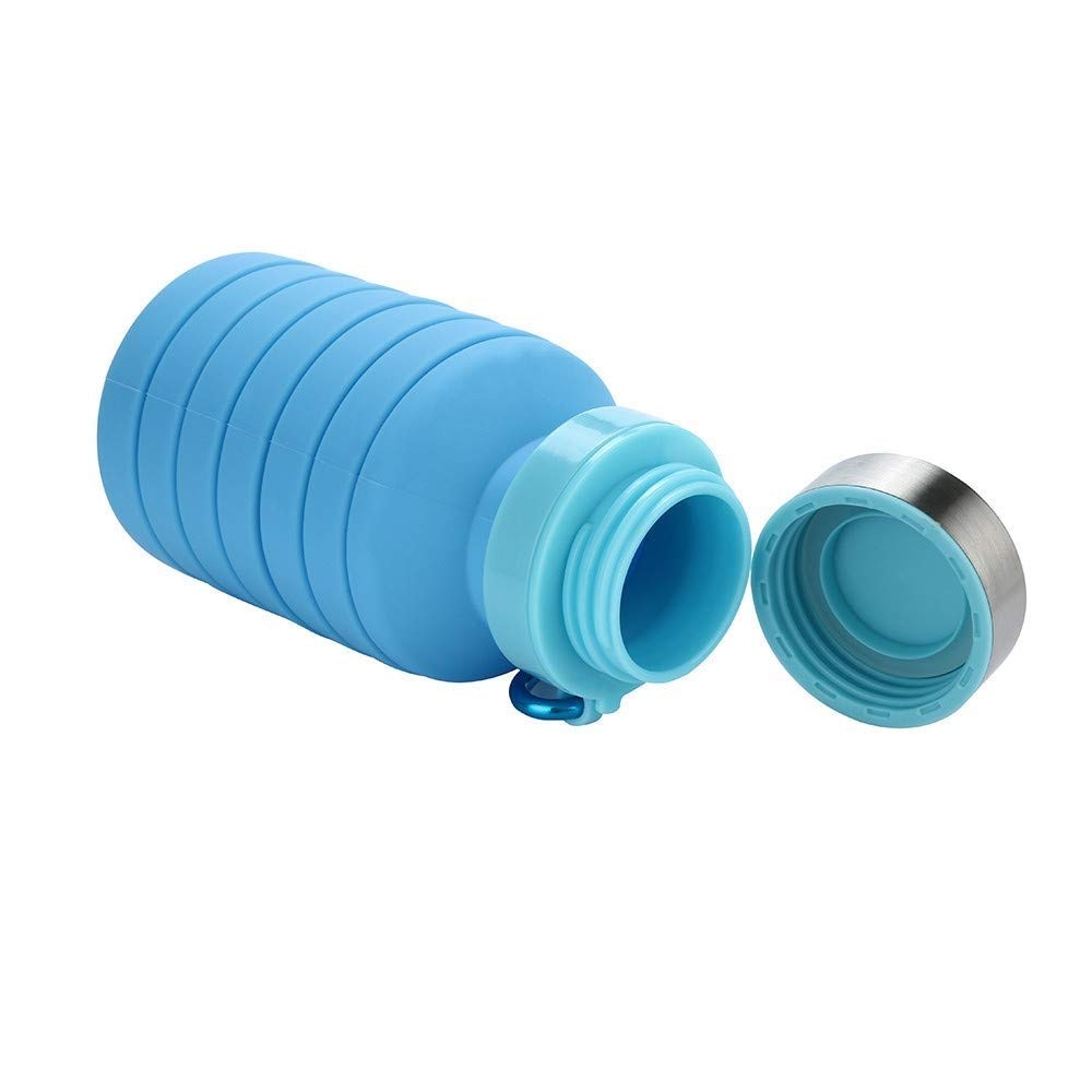 WBI0005 Collapsible Silicone Water Bottle for Sports - 500ml