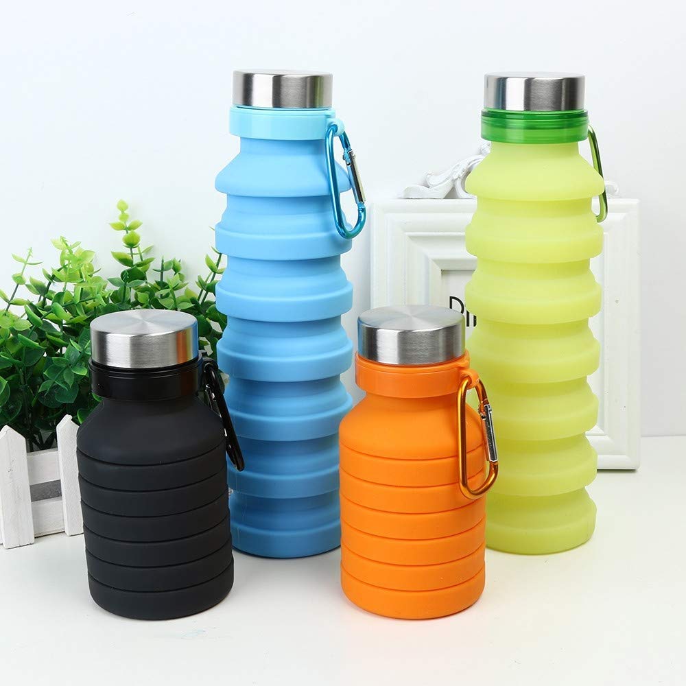WBI0005 Collapsible Silicone Water Bottle for Sports - 500ml