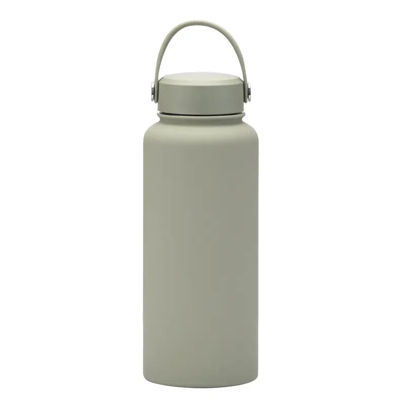 Stainless Steel Vacuum Insulated Flask Thermos with Handle Lid - 1L (32oz) - WBS0005