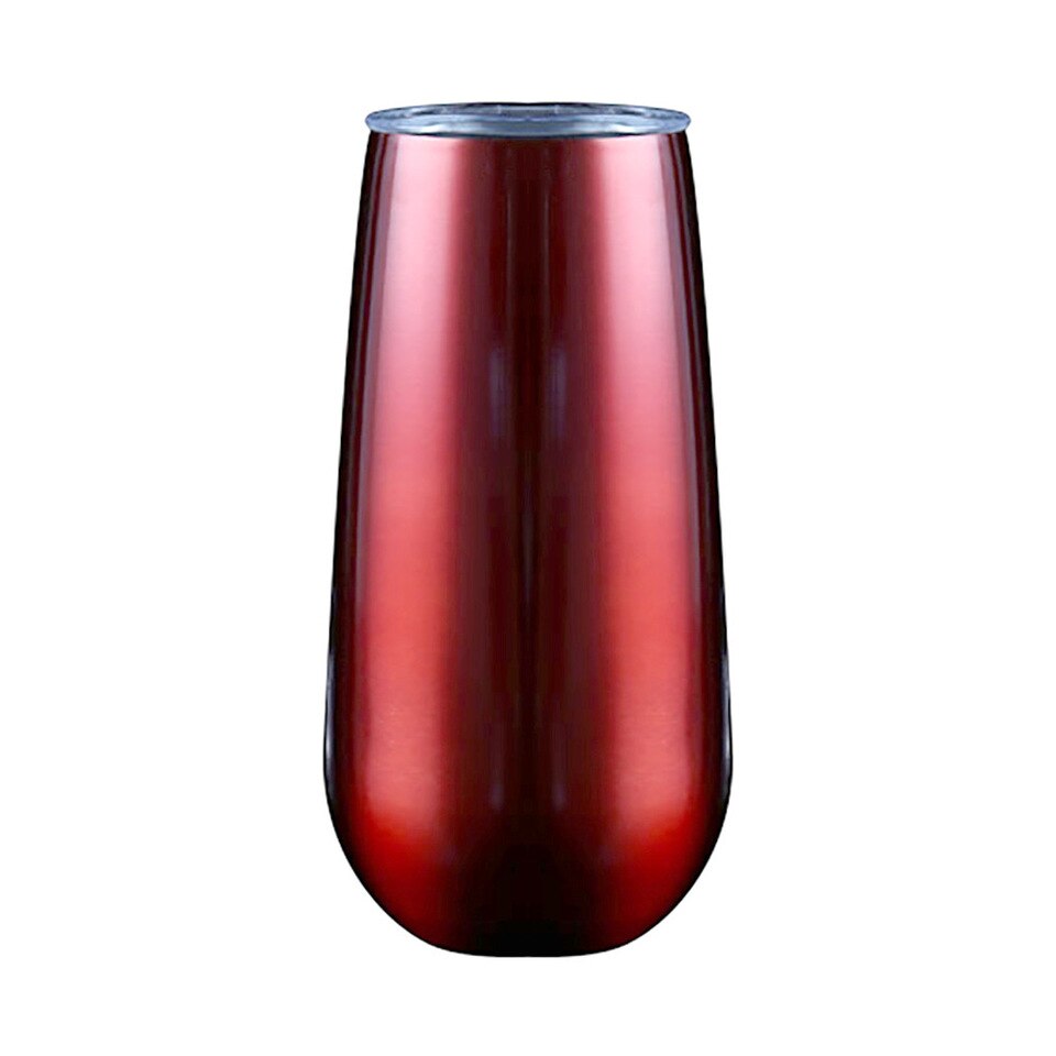 6oz / 177.4ml Stainless Steel Stemless Wine Water Cup Double Wall Vaccum Insulation