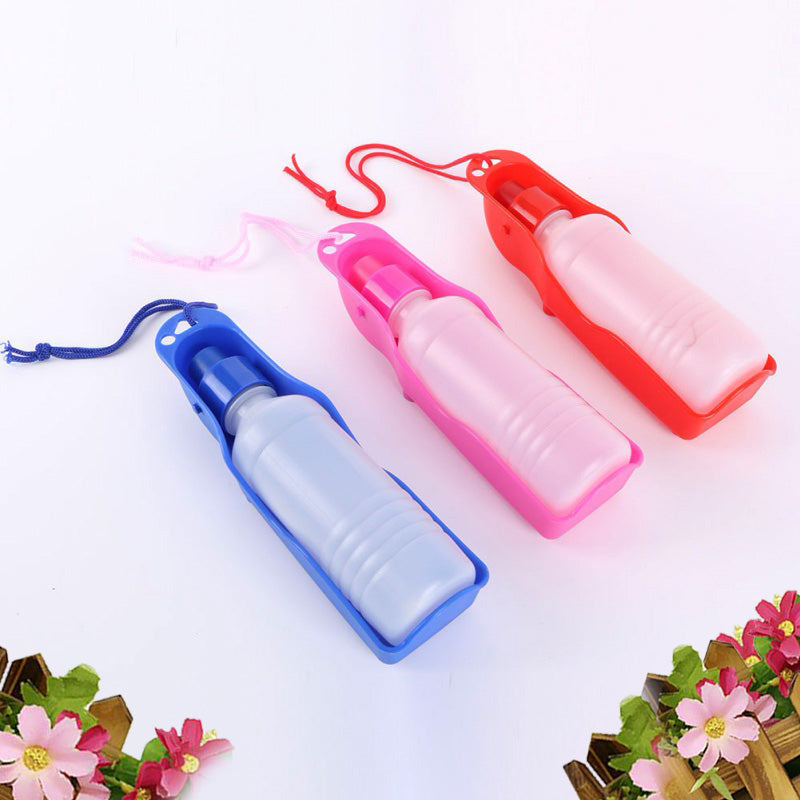Portable Dog Cat Pet Feeding Bottle for Drinking Water Outdoor Travelling