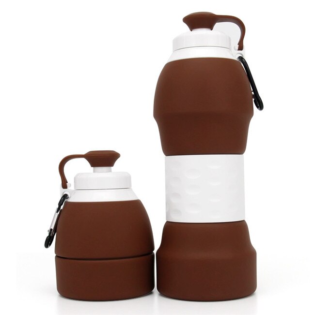 Foldable Silicone Water Bottle for School Students, 580ml(20oz) - WBI0004