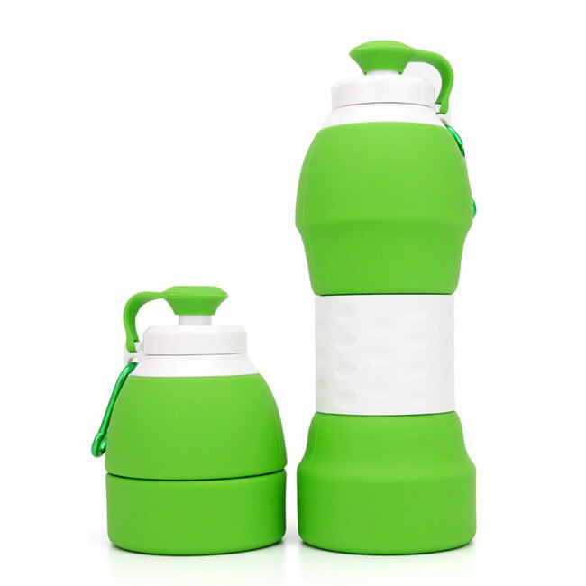 Foldable Silicone Water Bottle for School Students, 580ml(20oz) - WBI0004