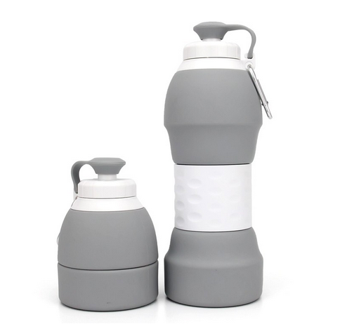 Foldable Silicone Water Bottle for School Students, 580ml(20oz) - WBI0004