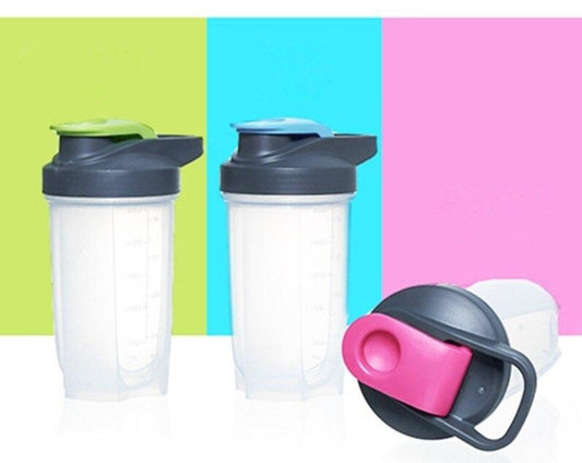 SBM0001 Soffe Frosetd Plastic Bottle Protein Shaker - 500ml, 700ml