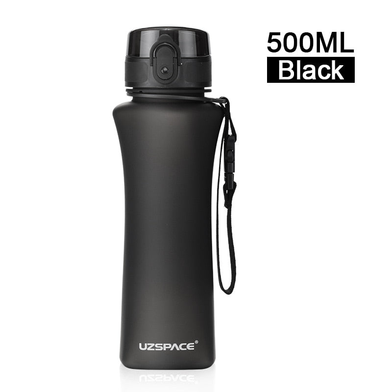 UZSPACE Sport Water Bottle - BPA-Free Portable Plastic Tritan Bottle, 500ml - WBP0025