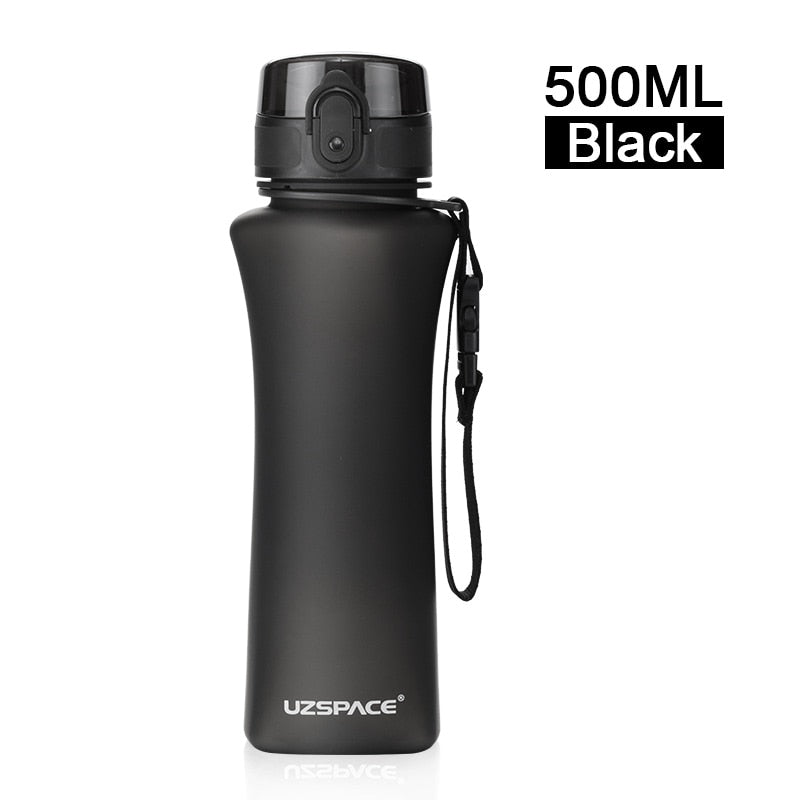 UZSPACE Clear Tritan Plastic & Dishwasher Safe BPA-Free Reusable Sports Water  Bottle Drink at the Gym, in the Car & Outdoors