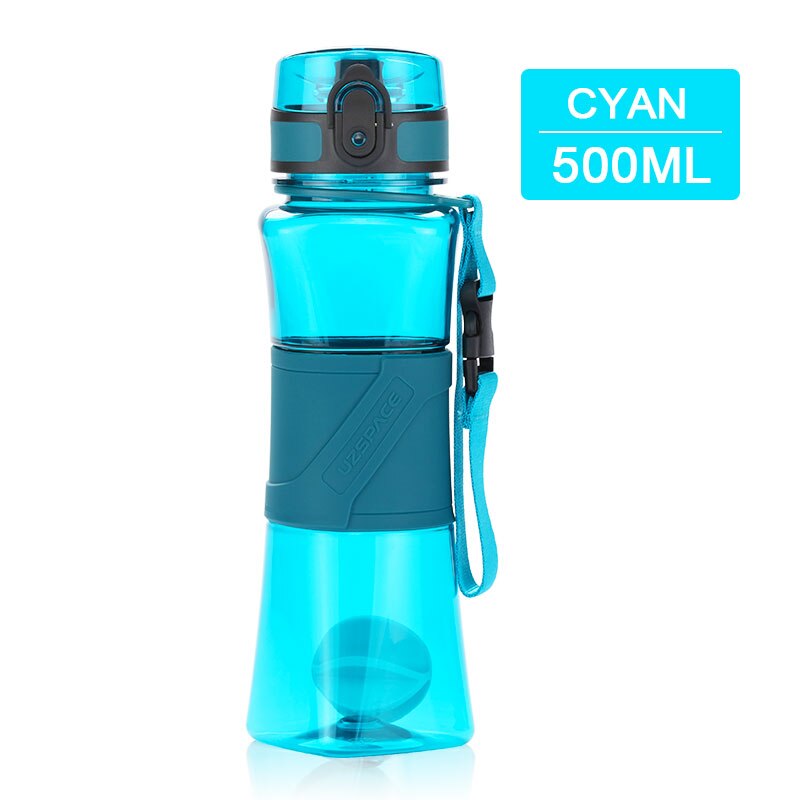 UZSPACE Sport Water Bottle - BPA-Free Portable Plastic Tritan Bottle, 500ml - WBP0025