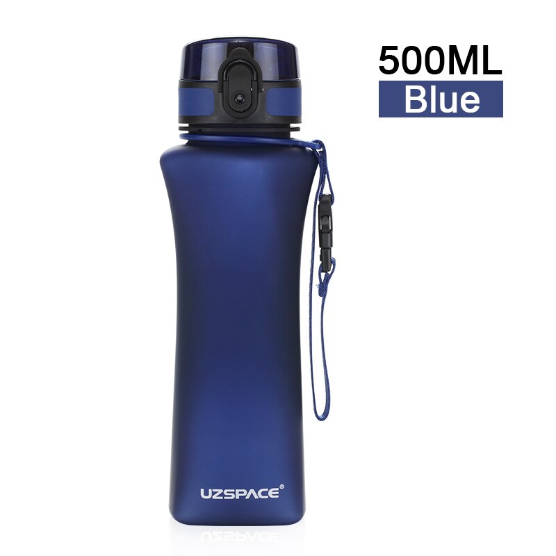 UZSPACE Sport Water Bottle - BPA-Free Portable Plastic Tritan Bottle, 500ml - WBP0025