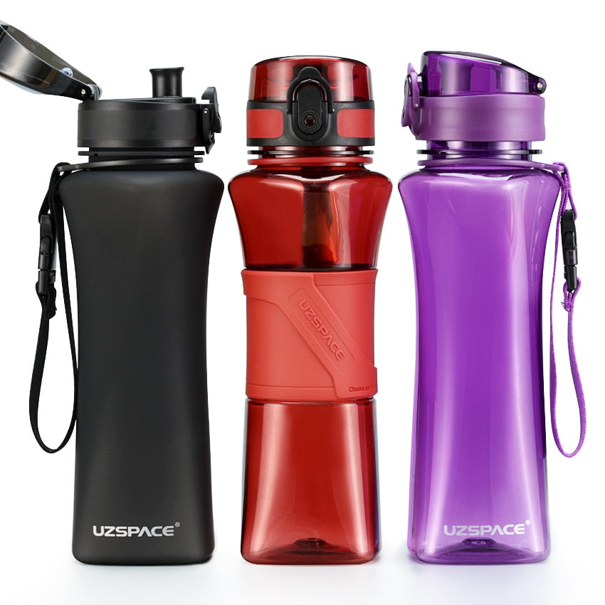 UZSPACE Sport Water Bottle - BPA-Free Portable Plastic Tritan Bottle, 500ml - WBP0025