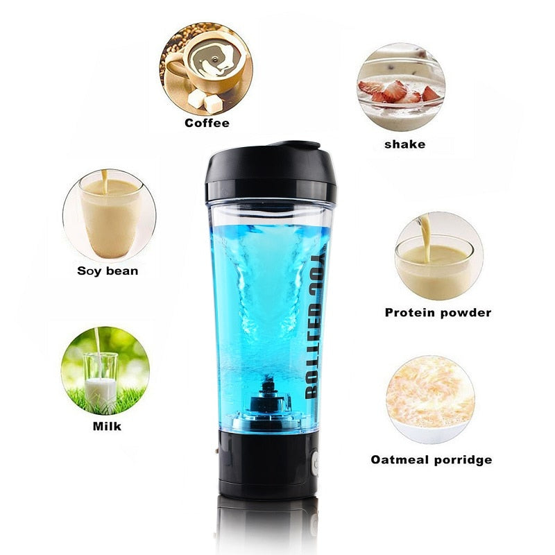 SBE0003 Electric Protein Shaker with Carry Handle -  450ml