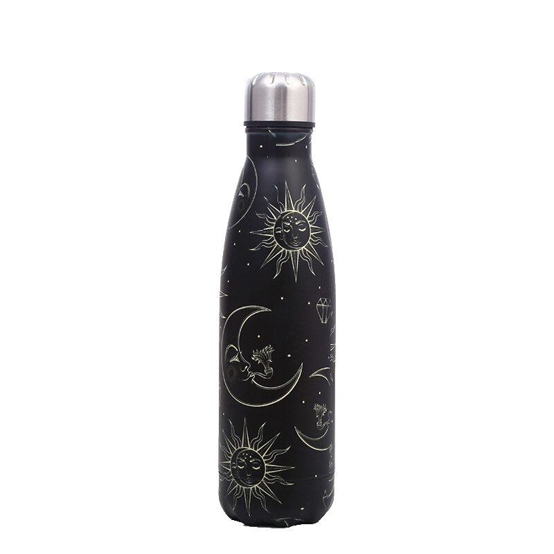 500ml Double-Wall Insulated Vacuum Flask Stainless Steel Water Bottle BPA Free Thermos for Sport Water Bottles
