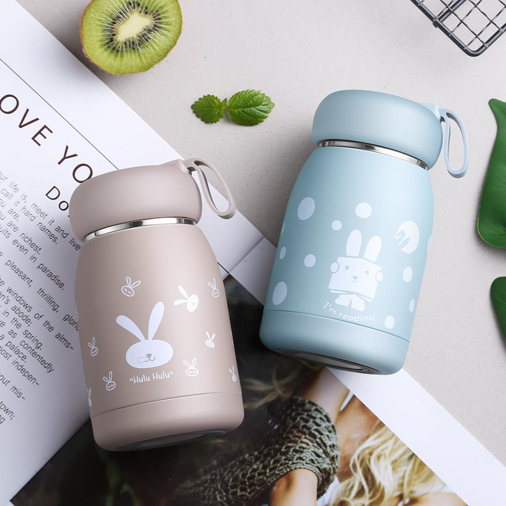 Stainless Steel Kawaii Bottle for Kids, 320ml - WBS0034