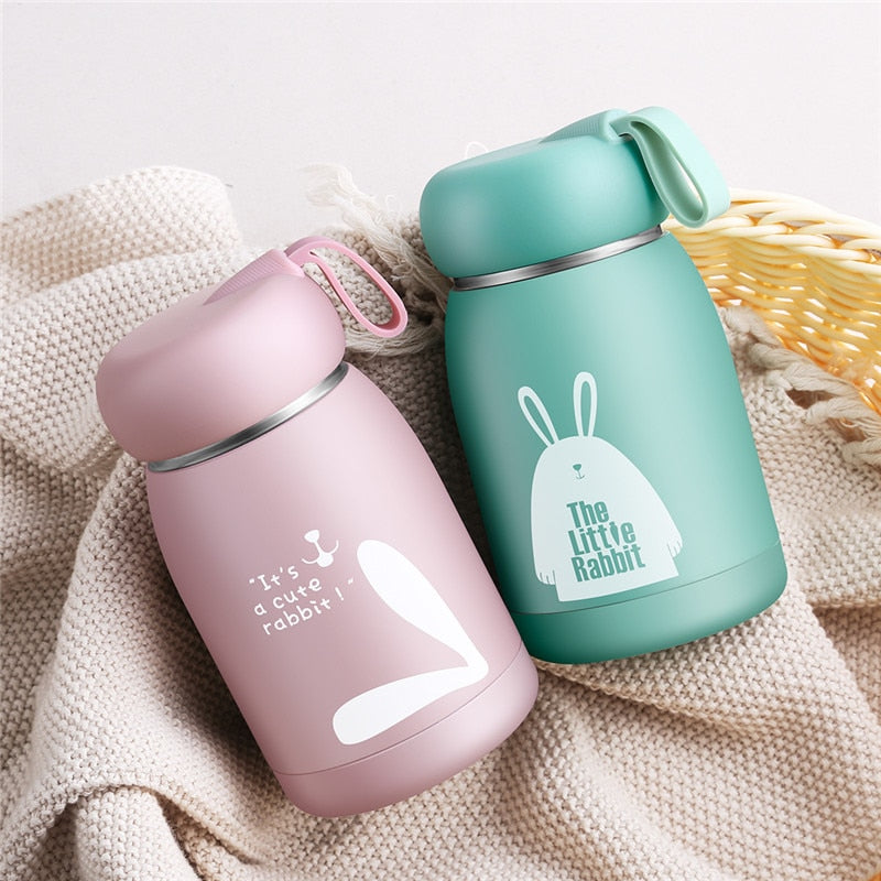 Stainless Steel Kawaii Bottle for Kids, 320ml - WBS0034