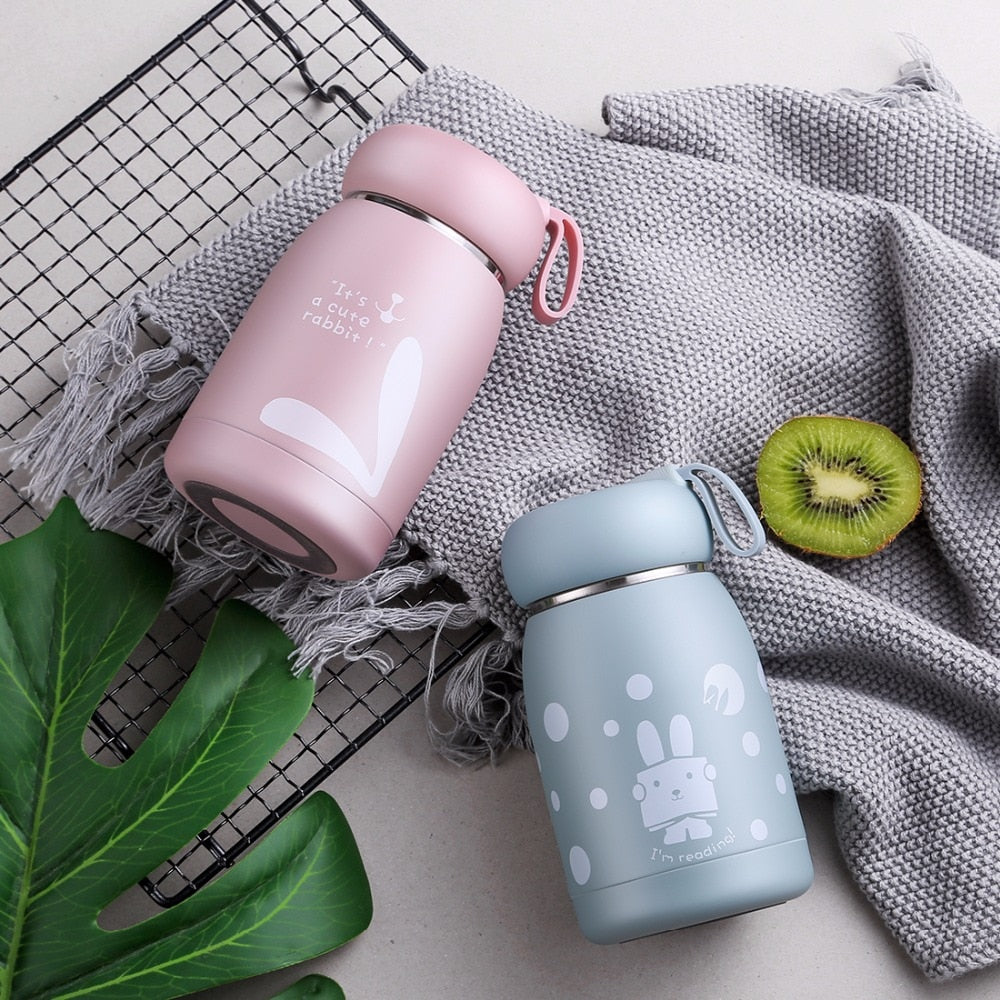 Stainless Steel Kawaii Bottle for Kids, 320ml - WBS0034