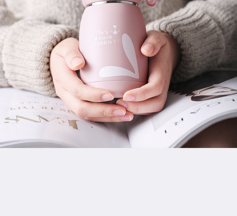 Stainless Steel Kawaii Bottle for Kids, 320ml - WBS0034