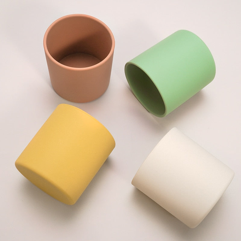 Baby Learn To Drink Cup Drinkware silicone Cups For Toddlers & Kids LeakProof Child Water Cup Bottle 220ML.