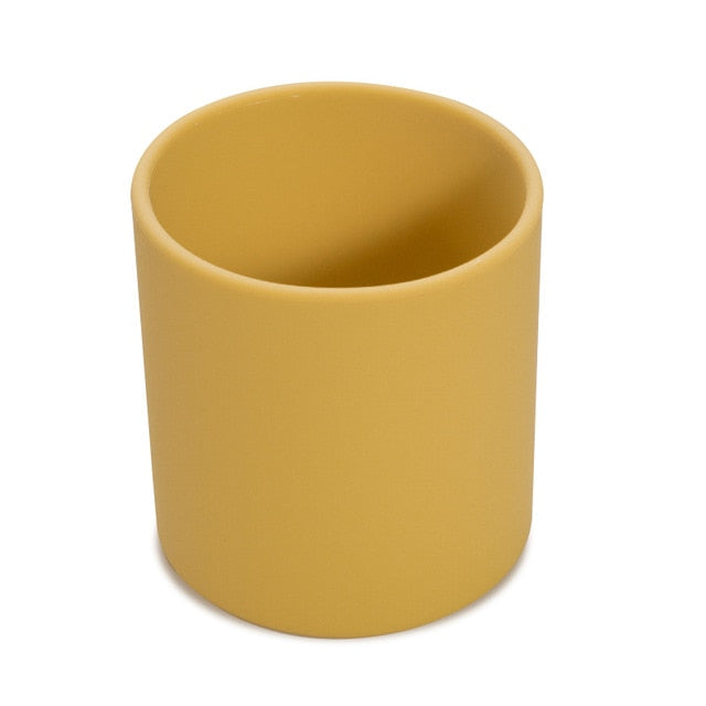 Baby Learn To Drink Cup Drinkware silicone Cups For Toddlers & Kids LeakProof Child Water Cup Bottle 220ML.