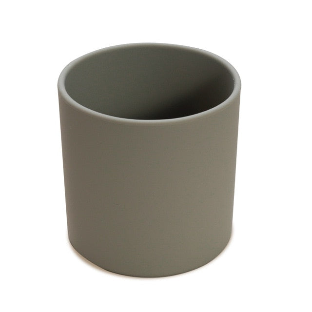 Baby Learn To Drink Cup Drinkware silicone Cups For Toddlers & Kids LeakProof Child Water Cup Bottle 220ML.