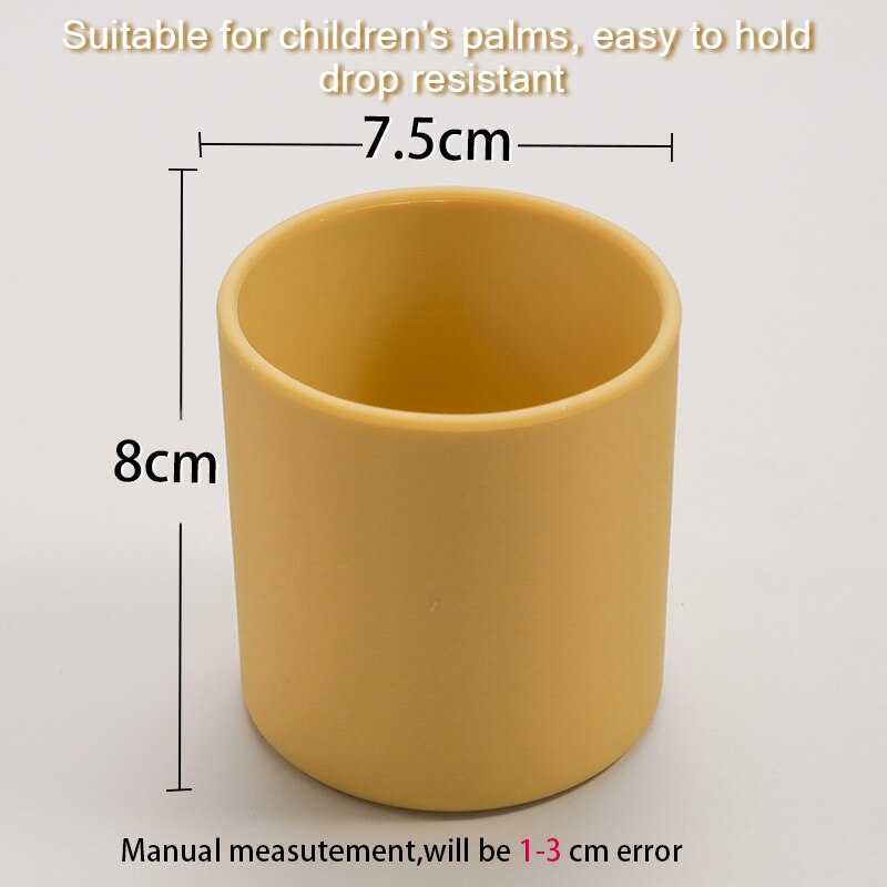 Baby Learn To Drink Cup Drinkware silicone Cups For Toddlers & Kids LeakProof Child Water Cup Bottle 220ML.