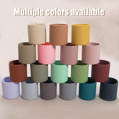 Baby Learn To Drink Cup Drinkware silicone Cups For Toddlers & Kids LeakProof Child Water Cup Bottle 220ML.