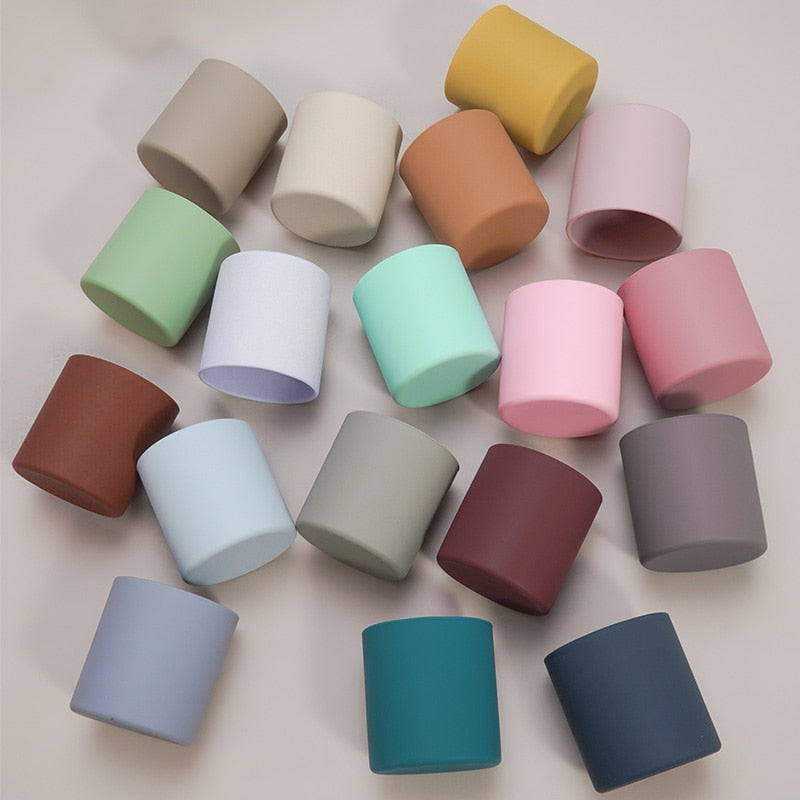 Baby Learn To Drink Cup Drinkware silicone Cups For Toddlers & Kids LeakProof Child Water Cup Bottle 220ML.